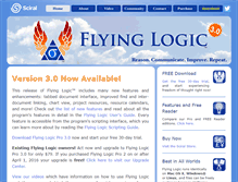 Tablet Screenshot of flyinglogic.com